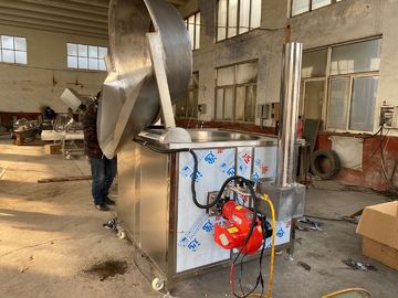 Mesin Penggorengan Otomatis Pengadukan Pisang Goreng / Mesin Penggorengan Batch Kacang