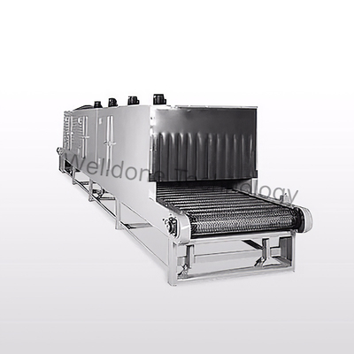 SUS316L Bahan Hot Air Conveyor Dryer Tingkat Pengeringan Tinggi Untuk Pengeringan Batubara