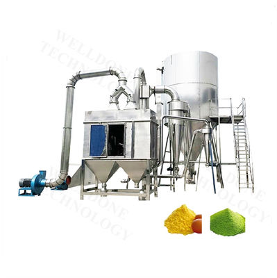 Produsen mesin pengering semprot dengan konsumsi energi yang lebih rendah Proses pengeringan semprot lebih pendek