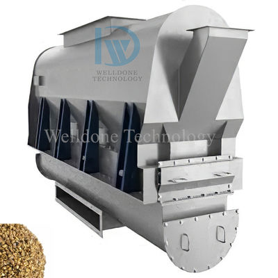 Efisiensi tinggi bergetar sirkulasi bed fluidized mixer pengering untuk gula / industri bed fluidized reaktor
