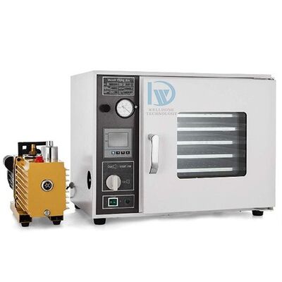 Oven Pengering Vakum Lab SUS304 SUS316L Stainless Steel dengan 220V-480V untuk Pengeringan Suhu Tinggi