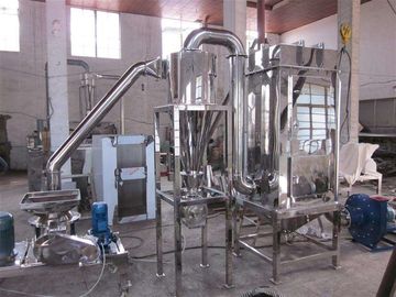Mesin Stainless Steel Herb Pulverizer 10 - 180Mesh Ukuran Produk Akhir