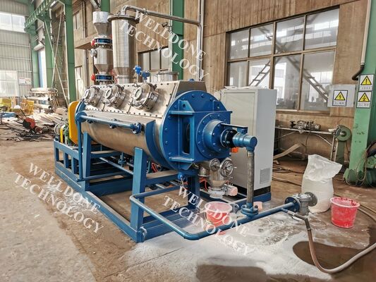 Pemanas Minyak Termal SUS304 Disc Type Vacuum Paddle Dryer