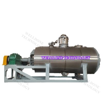25000L Titanium Air Panas Suhu Rendah Pemanasan Vacuum Paddle Dryer Kontinyu