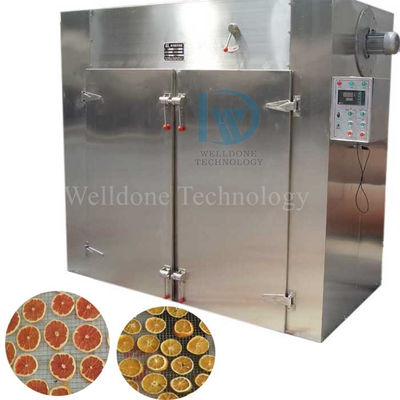 Mesin pengeringan komersial sirkulasi udara panas 144Trays Pengering oven Makanan dan buah pengolahan Dehydrator Kapasitas besar