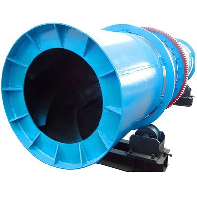 Partikel serbuk sari Industri Pengeringan kayu Potongan Rotary Drum Dryer Oven 18.5KW-255KW