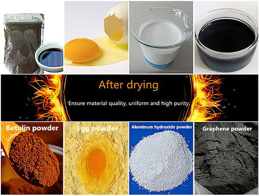 Pengering Semprot Vakum Suhu Rendah Mini Lab LPG-5 dengan Kapasitas 5 Liter dan Kontrol Suhu 30~300℃ untuk Evaporasi 1kg/jam