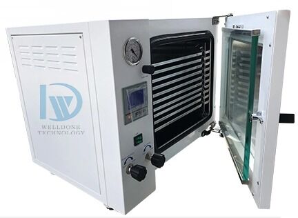 Pengering vakum laboratorium otomatis dengan kontrol suhu 30 ~ 300 ° C dan garansi 2 tahun untuk tingkat keamanan yang tinggi