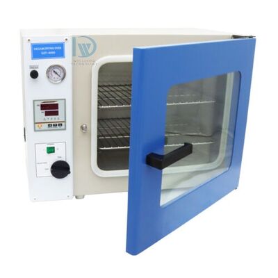 Laboratorium kecil Vacuum Dryer Oven dengan 220V-480V Tegangan 3.5kw Daya dan 820*700*690mm Dimensi