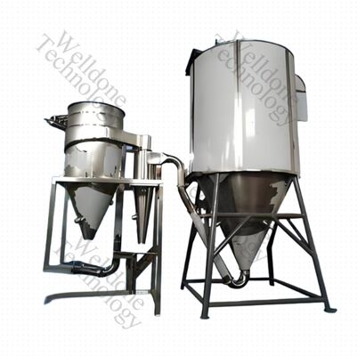 Lingkungan Ramah dan Standar Makanan Spray Dryer 100 Kg/jam untuk Polyaluminium Chloride