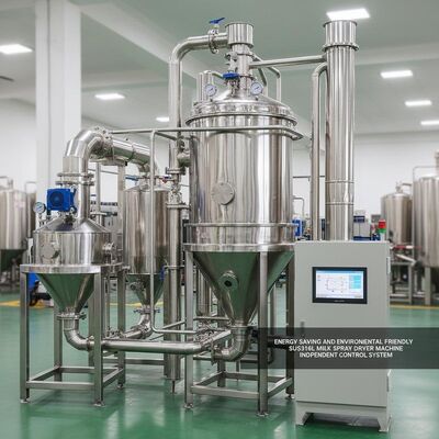 Menghemat energi dan ramah lingkungan SUS316L Susu Spray Dryer Mesin Sistem kontrol independen