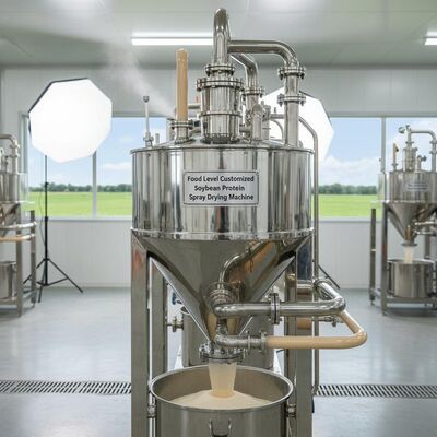 Mesin Pengering Semprot Protein Kedelai Buatan Tingkat Makanan yang Disesuaikan