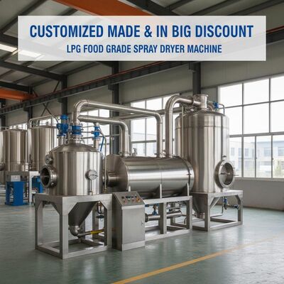 Dibuat Khusus dan Diskon BesarMesin Pengering Semprot Food Grade LPG dari Pengering Semprot industri