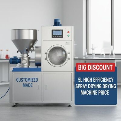 Custom Made dan In Big Discount 5L Efisiensi Tinggi Spray Drying Machine Harga /spray dryer harga