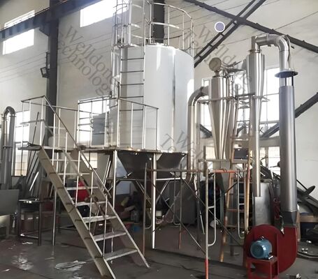 Tingkat Farmasi Disesuaikan Dibuat Pengering Semprot Isolat Protein Daun Tanaman Kacang Mesin Pengering Semprot Industri