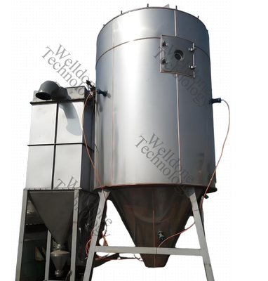 Biaya rendah dan efisiensi tinggi centrifugal spray dryer dengan bahan SUS316L untuk bubur pewarna