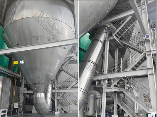 Dibuat Khusus dan Dengan Biaya Rendah / Diskon Besar Mesin Pengering Semprot GMP dengan Suhu Pengeringan 120-350℃