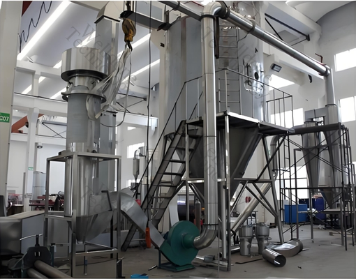 Efisiensi Tinggi 70% Pengeringan SUS316L Centrifugal Atomizer Spray Drying Machine untuk penggunaan industri hemat energi