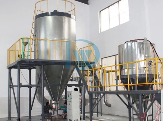 Tingkat Farmasi dan Mesin Pengering Semprot GMP yang Dibuat Khusus dengan Suhu Pengeringan 120-350℃