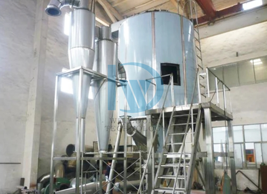 Tingkat Farmasi dan Mesin Pengering Semprot GMP yang Dibuat Khusus dengan Suhu Pengeringan 120-350℃