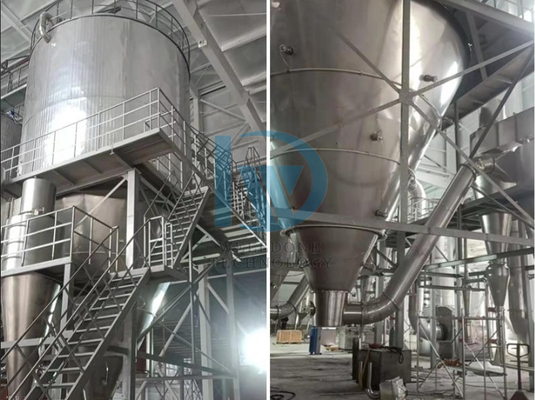 Dalam Mesin Pengering Semprot SUS316L Berbiaya Rendah dan Efisien Tinggi untuk Produksi Bubuk Kopi