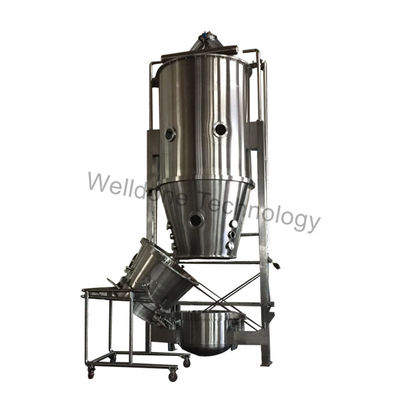 SUS316L GMP Standard Grape Seed Fluid Bed Dryer Pengeringan Suhu Rendah