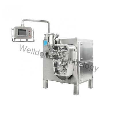 SUS304 Fluidized Bed Granulator, Mesin Rol Kompak Panas Sensitif
