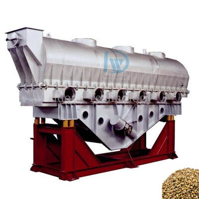 Vibrating Fluidized Bed Dryer For Sea Granule Salt Bread Crumb ZLG Series Vibration Cooler Mesin Pengeringan