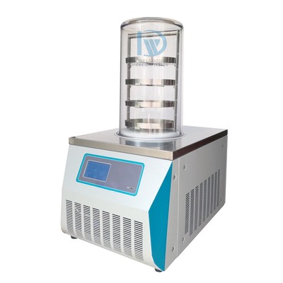 Mesin Pengering Beku Laboratorium Otomatis SUS304 220V 1Kw untuk Pemrosesan Makanan