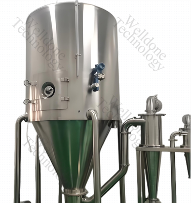 Food Level Custom Made Spray Dryer dengan efisiensi pengeringan 70% untuk kopi instan dan bubuk susu