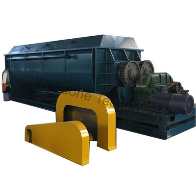 Titanium Otomatis RVD Rotary Vacuum Paddle Dryer Dengan struktur kompak