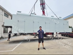 Pengering sabuk jaring hemat energi untuk makanan dan produk kimia