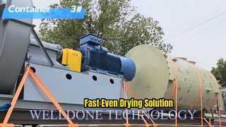 Pengering Tempat Tidur Cairan Remah Roti Garam Cepat Kering